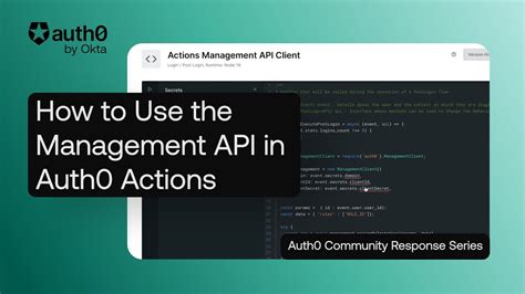 As soon as I add the authenticate attribute to the API Controller it results in. . Auth0 management api tutorial